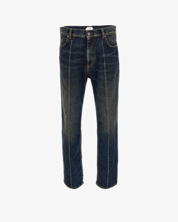 VERSACE_VERSACE - Men's Pant Denim Non-Stretch Dirty Wash - (Denim)_JEANS