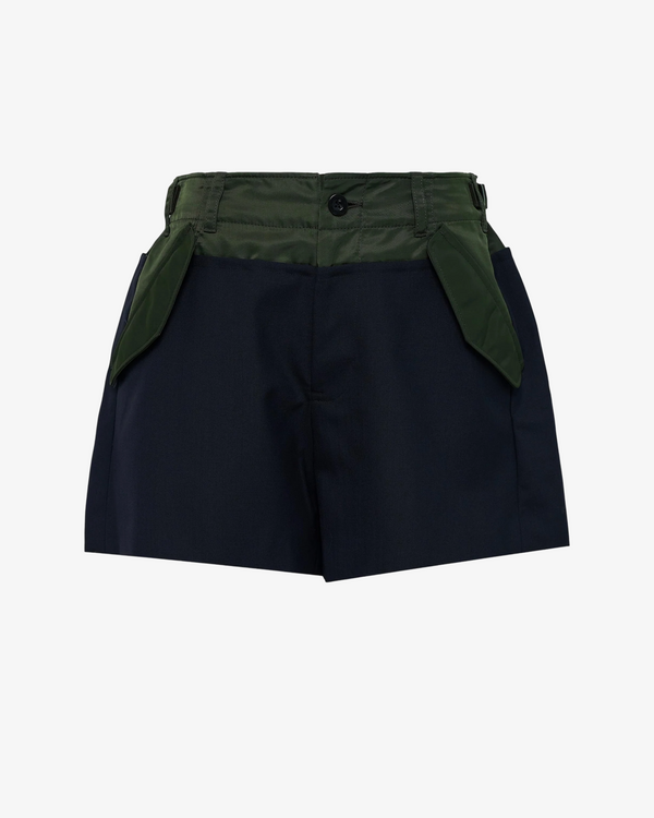 SACAI - Women's Suiting Mix Shorts - (Navy233)