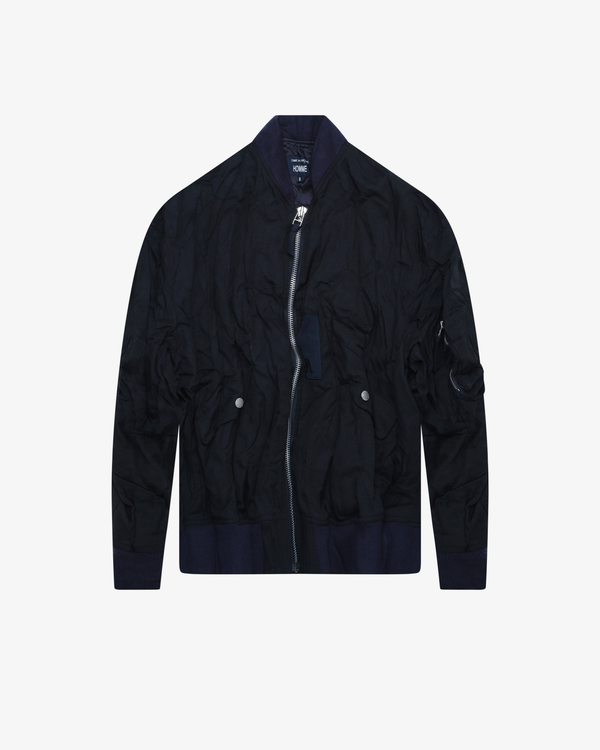Comme des Garçons Homme - Men's Polyester Wool Twill Garment Treated - (Navy)