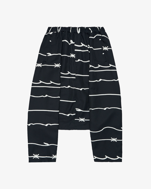 Black Comme des Garçons - Men's Barbed Wire Pants - (Black)