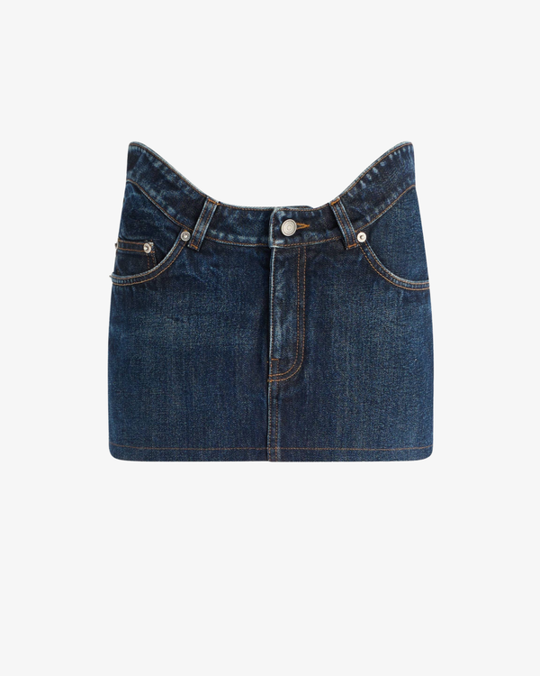Jean Paul Gaultier - Women's Mini Skirt - (Indigo)