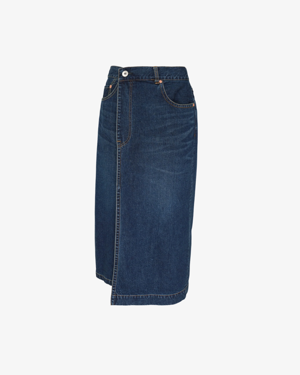 SACAI - Women's Denim Skirt - (Denim)