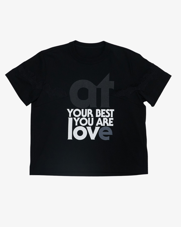 SACAI - Women's Print T-Shirt - (Black)