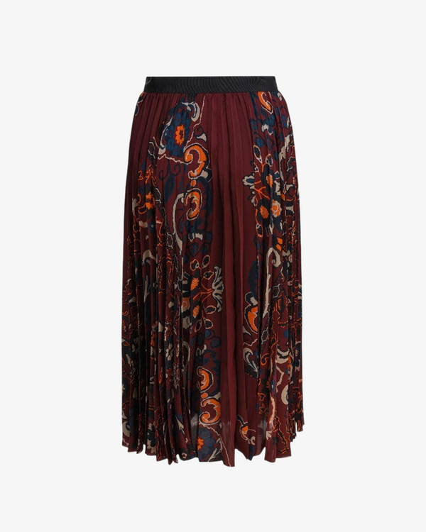 SACAI - Women's Floral Print Skirt - (Red701)