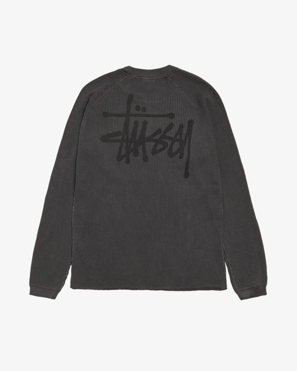 Stüssy - Men's Raglan Thermal Basic Stock - (Black)