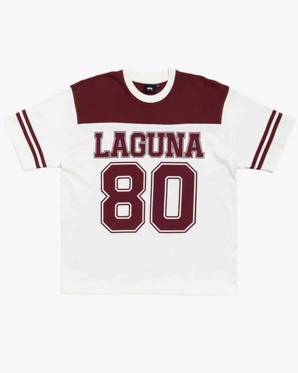 Stüssy - Men's Laguna Short Sleeve - (Maroon)