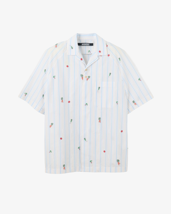JACQUEMUS - Men's La Chemise Romarin Mc - (Stripes)