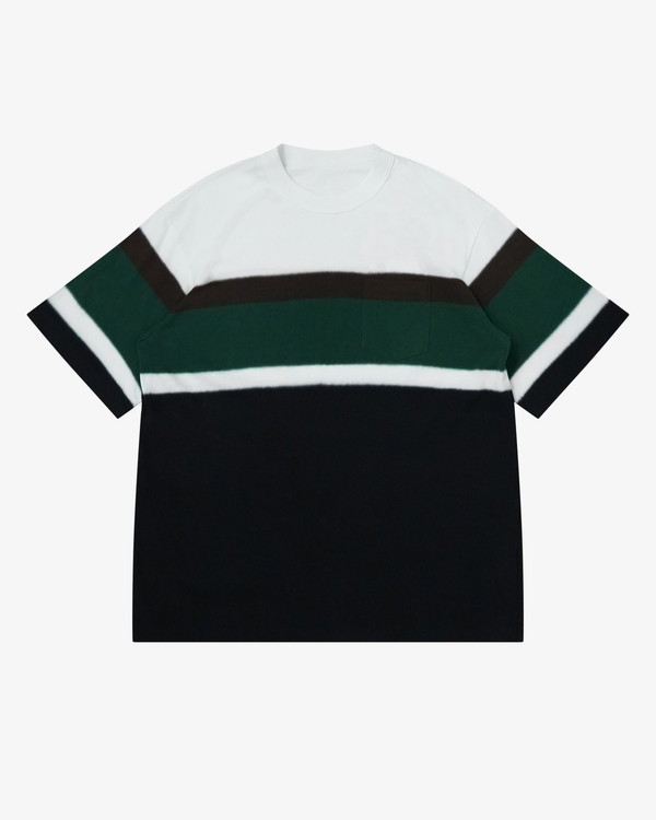 SACAI - Men's Chusen-Dyed Cotton Jersey T-Shirt - (Stripes)