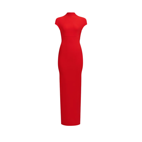 ALAÏA - Women's Sculpting Corset Dress - (Red)