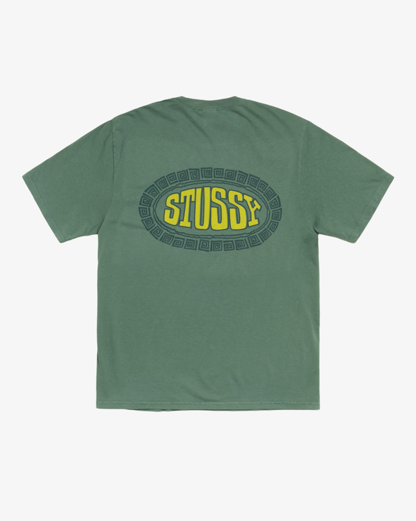 Stüssy - Men's Tile Oval Pigmentment Dyed T-Shirt - (Pine)