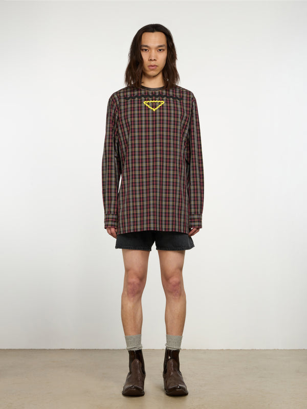 Prada_PRADA - Men's Cotton Shirt - (Checks)_SHIRTS