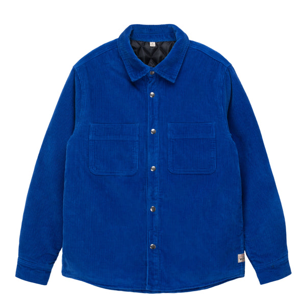 Stüssy - Cord Quilted Overshirt - (Royal)