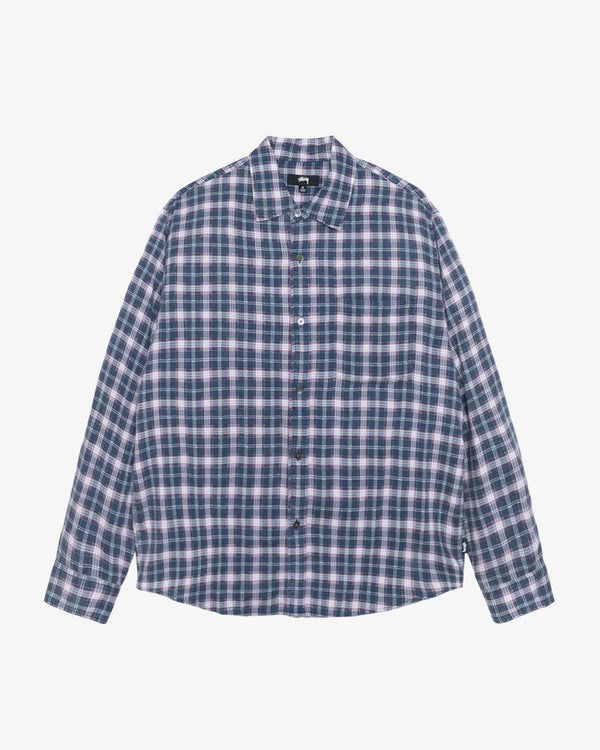 Stüssy - Men's Matthew Plaid Shirt - (Navy)