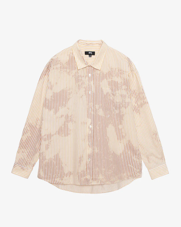 Stüssy - Men's Classic Long Sleeve Shirt Bleached - (Tan)