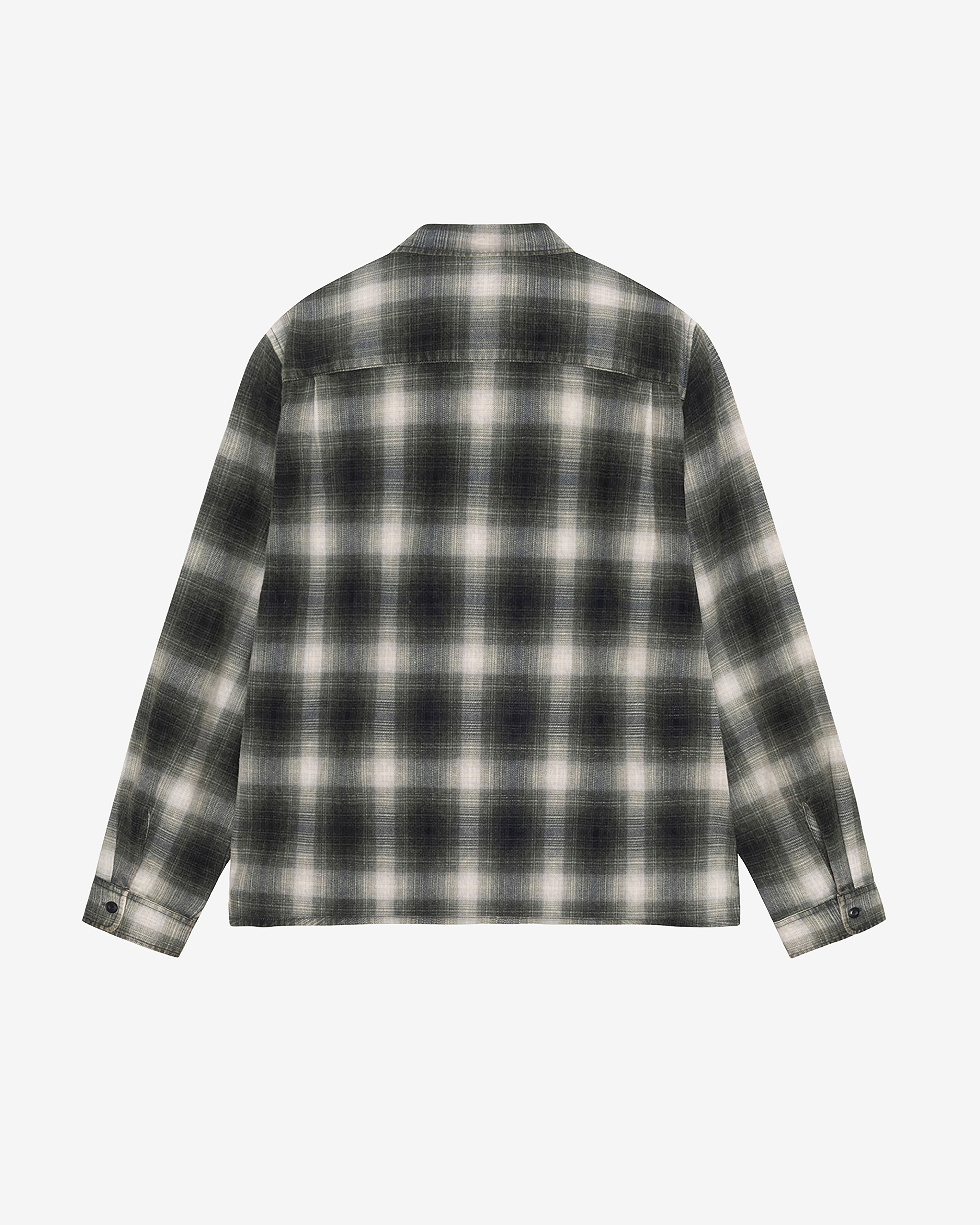 Stüssy: Men's Rocco Plaid Shirt (Grey) | DSMS E-SHOP