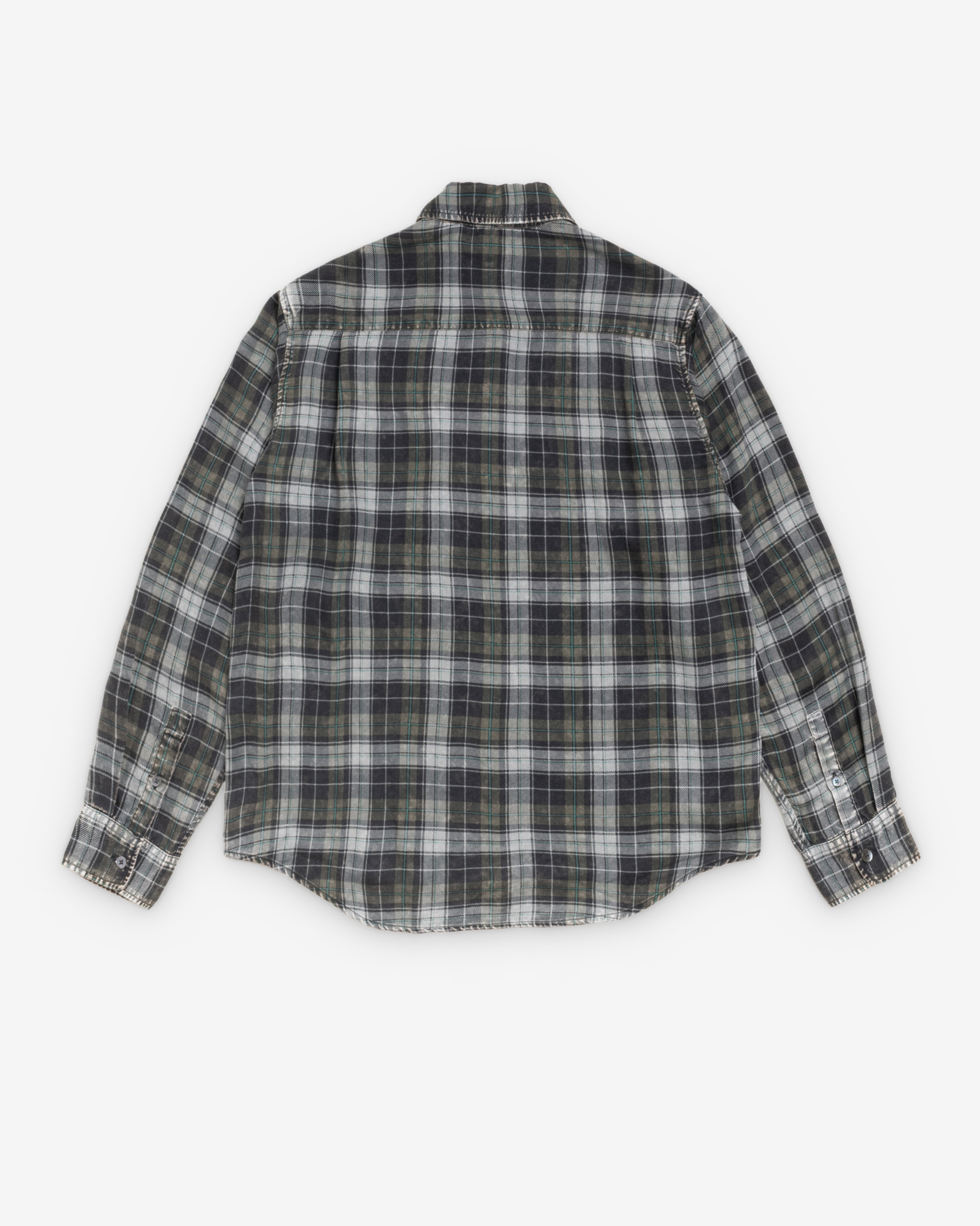 トップス STUSSY MATTHEW PLAID SHIRT Stüssy: Men's Matthew Plaid Shirt (Charcoal) | DSMS E-SHOP