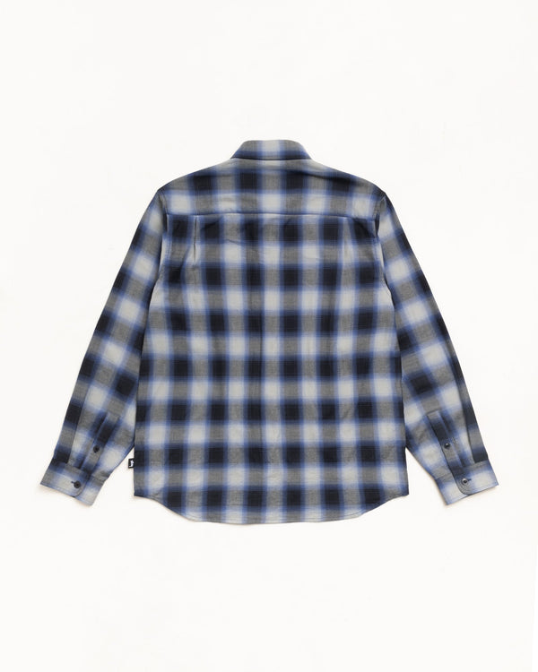 Stüssy - Men's Beach Ombre Plaid Shirt - (Black)