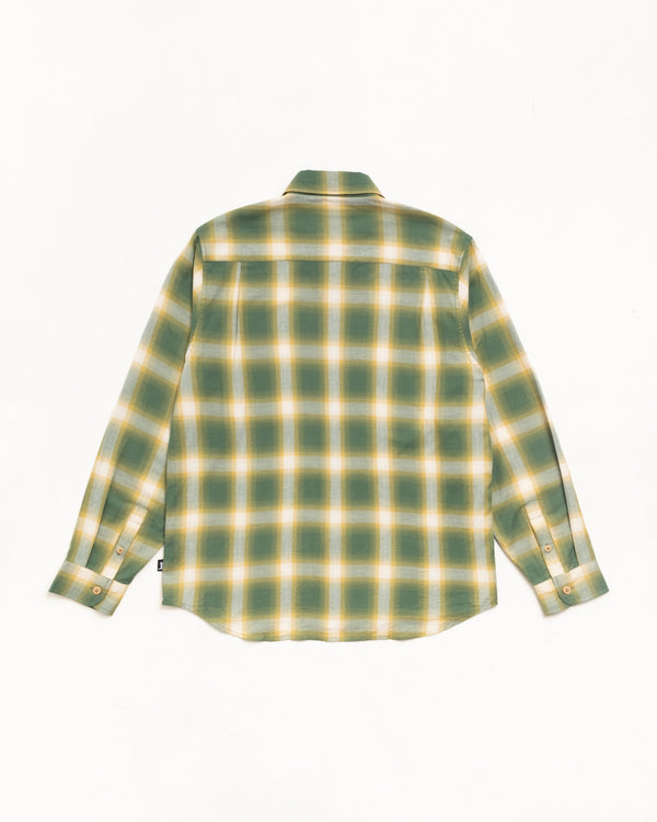 Stüssy - Men's Beach Ombre Plaid Shirt - (Geen)