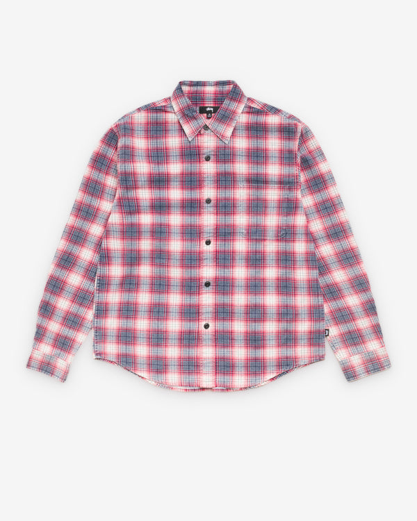 Stüssy - Men's Dax Plaid Shirt - (Red)