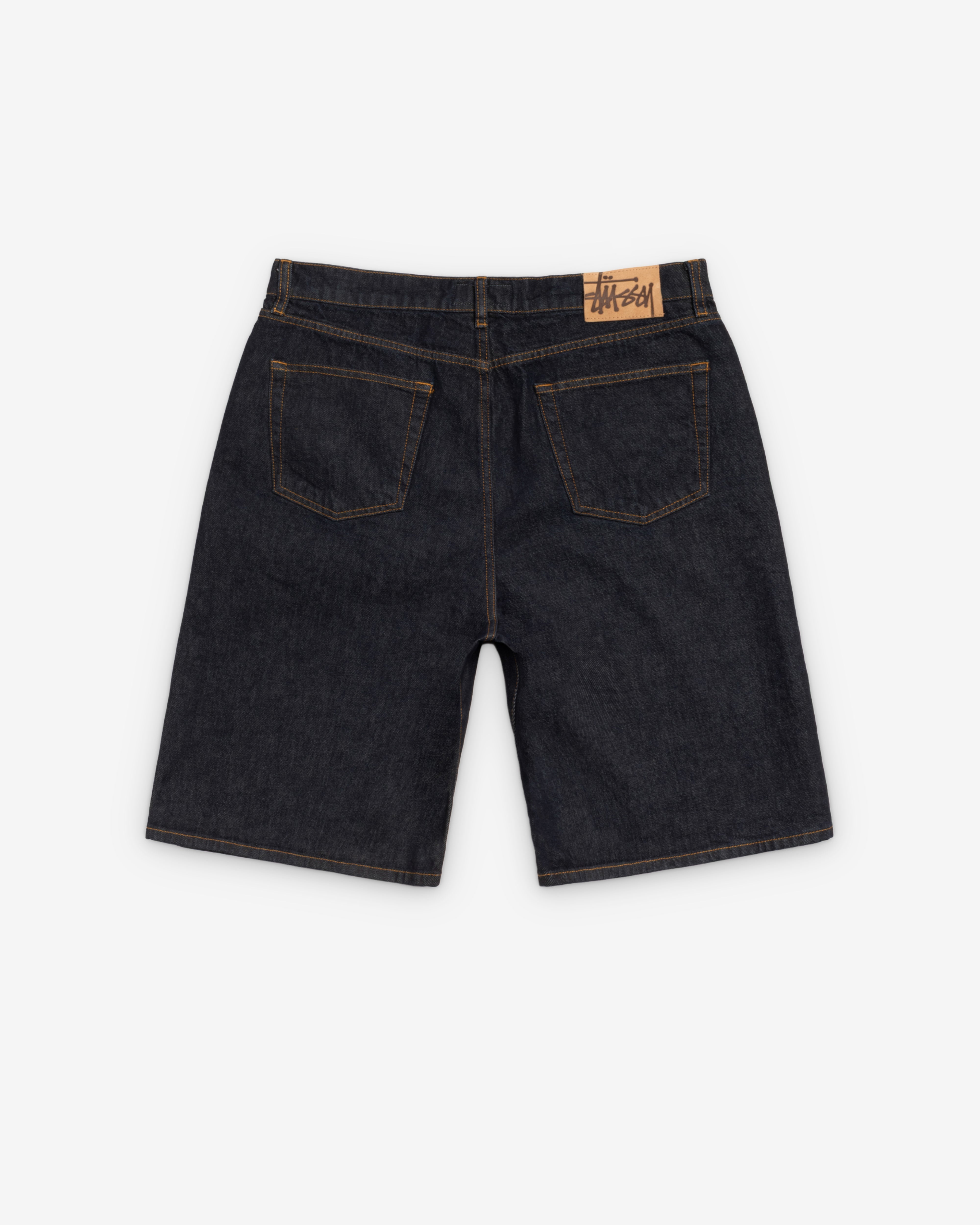 Stüssy: Men's Big Ol Shorts Denim (Rinsed Indigo) | DSMS E-SHOP