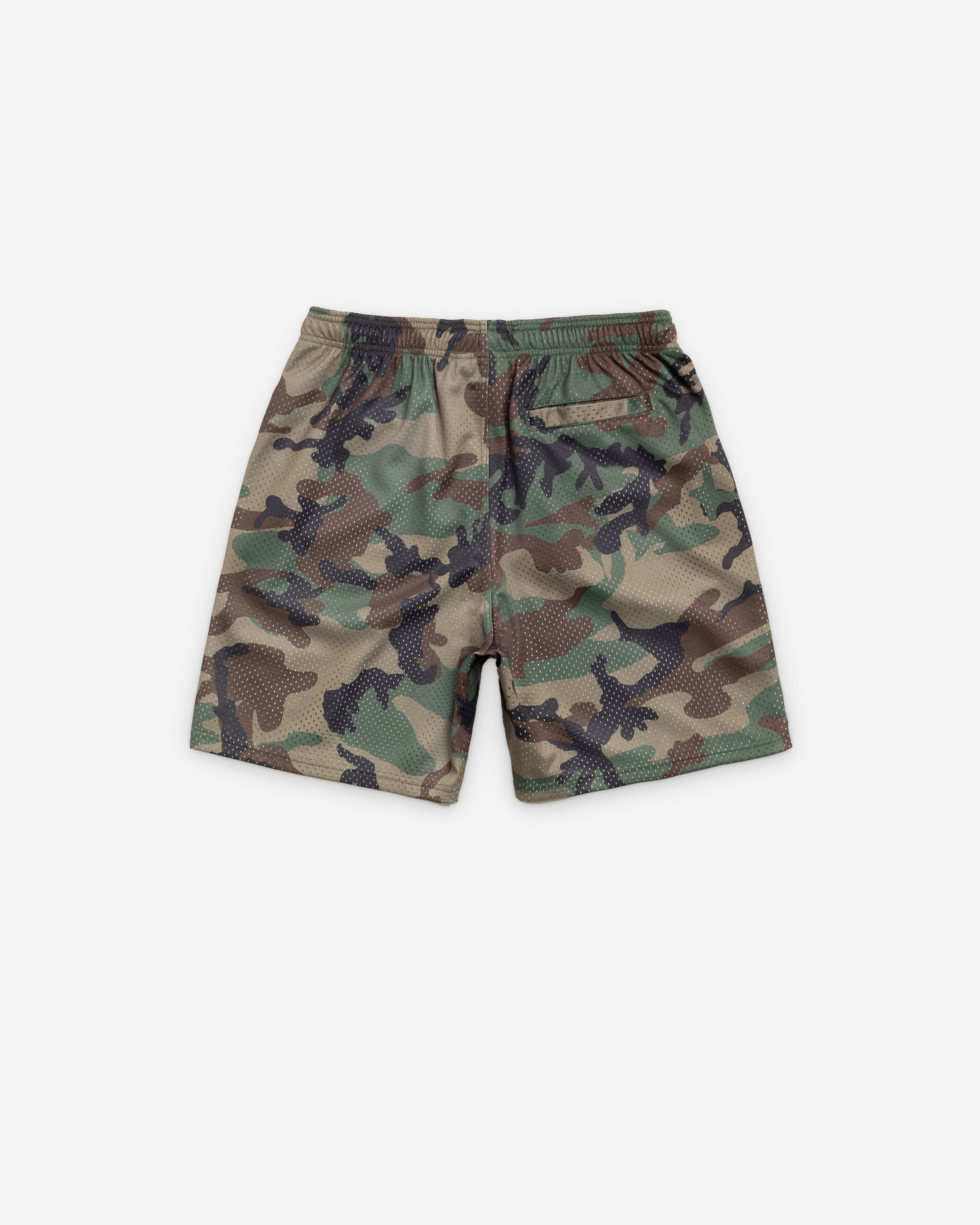 Stüssy : Men's Mesh Short Basic (Green) | DSMS E-SHOP