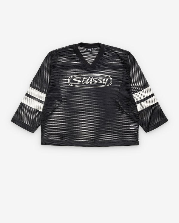 Stüssy  - Men's Trucker Team Jersey - (Black)