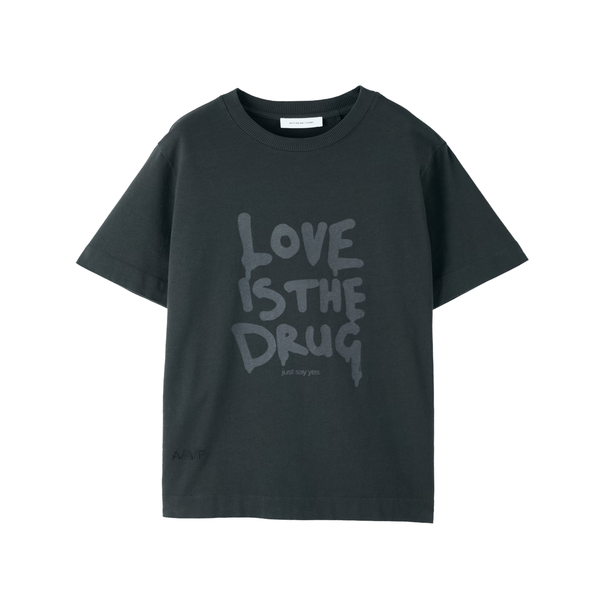 APPLIED ART FORMS - DSMS Exclusive Men's Love Is The Drug T-Shirt - (Charcoal)