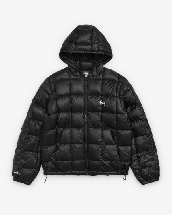 Stüssy - Men's Midweight Hooded Puffer - (Black)