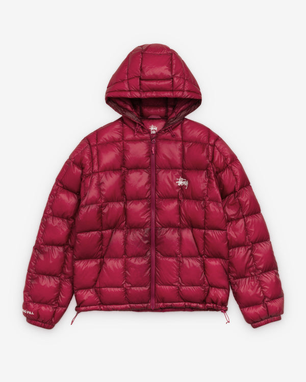 Stüssy - Men's Midweight Hooded Puffer - (Red)