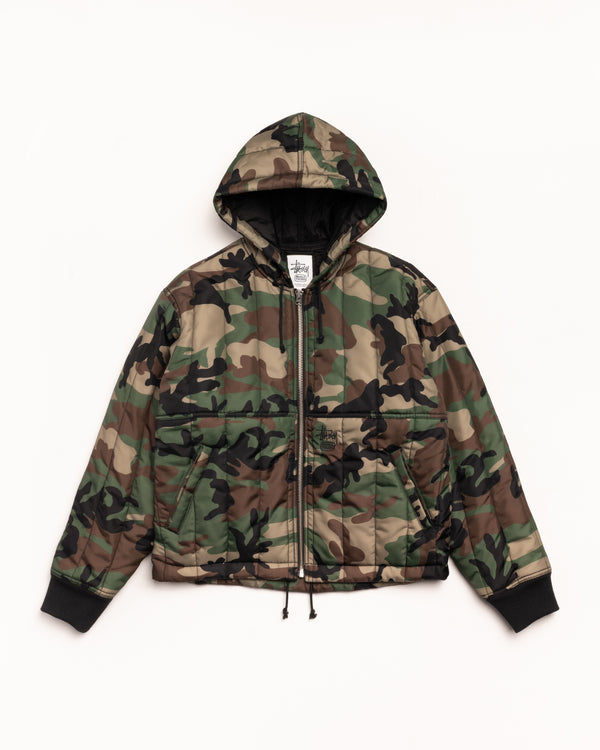 Stüssy - Men's Work Jacket Quilted Nylon - (Print)
