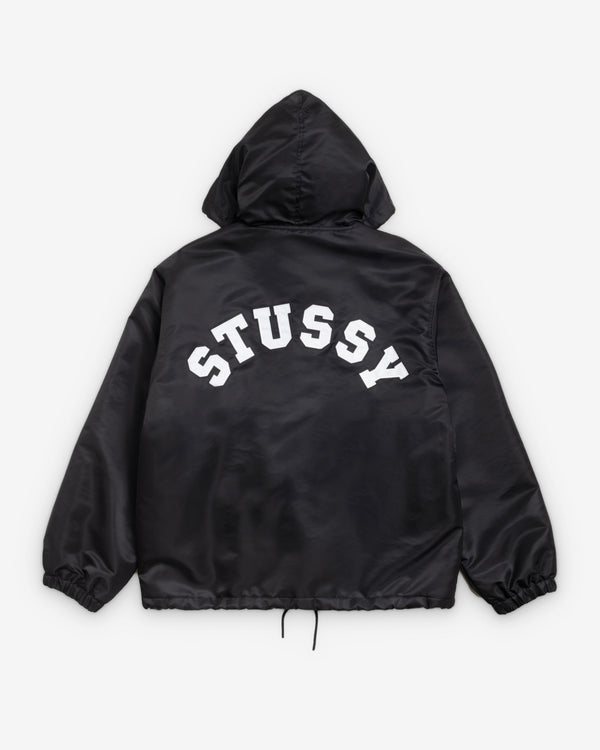 Stüssy - Men's Hooded Coaches Jacket - (Black)