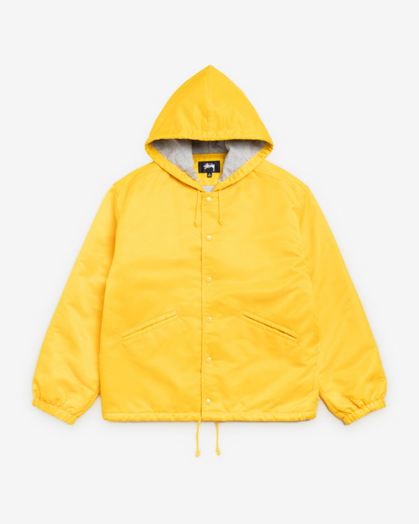 Stüssy - Men's Hooded Coaches Jacket - (Yellow)