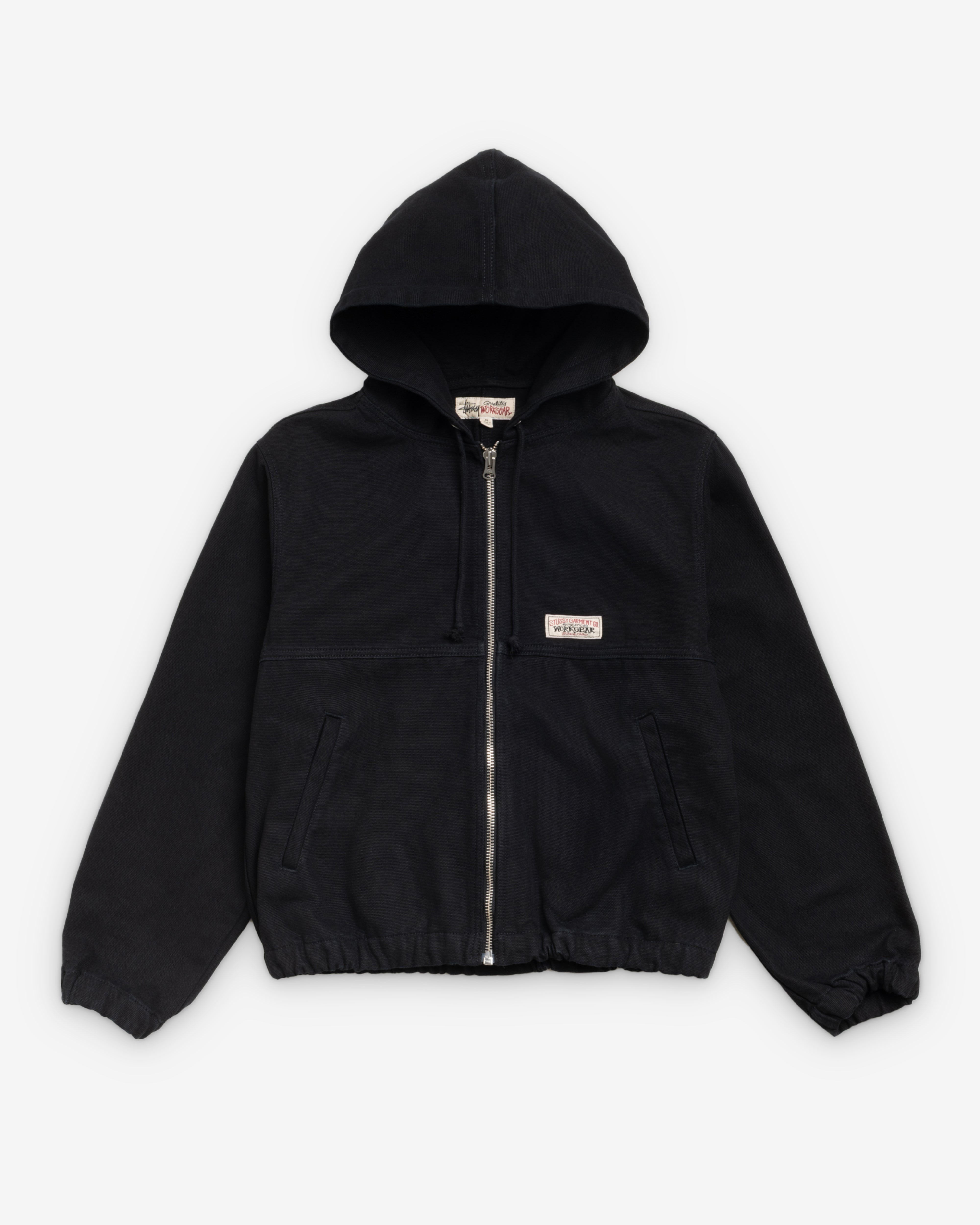 Stussy work jacket 26SS ワークジャケット Stüssy : Men's Work Jacket Unlined Canvas (Black) | DSMS E-SHOP