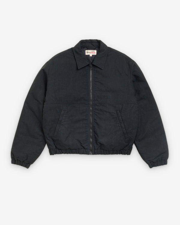 Stüssy - Men's Nyco Collared Work Jacket - (Black)