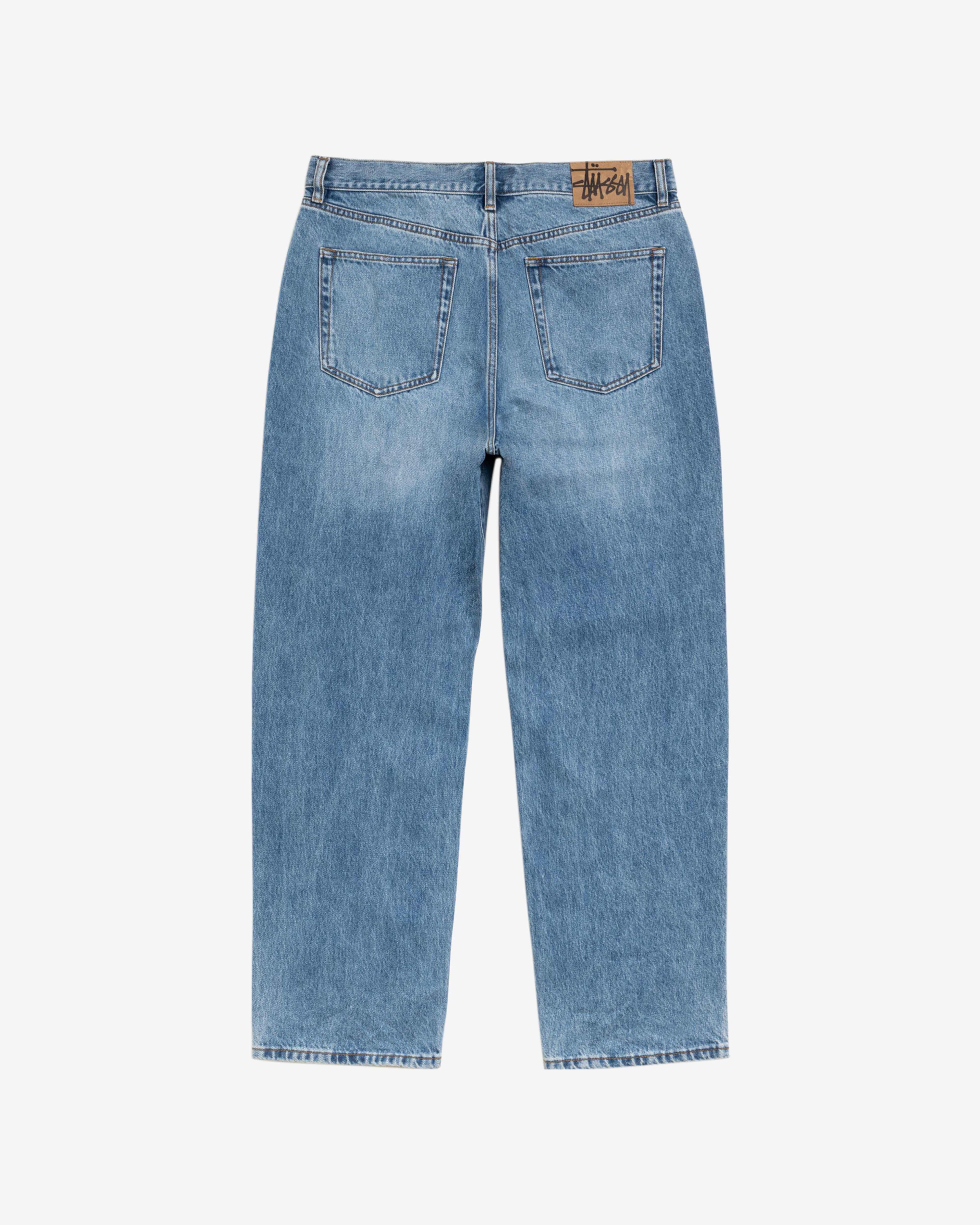Stüssy : Men's Big OL' Jean Denim (indigo Stone Wash) | DSMS E-SHOP