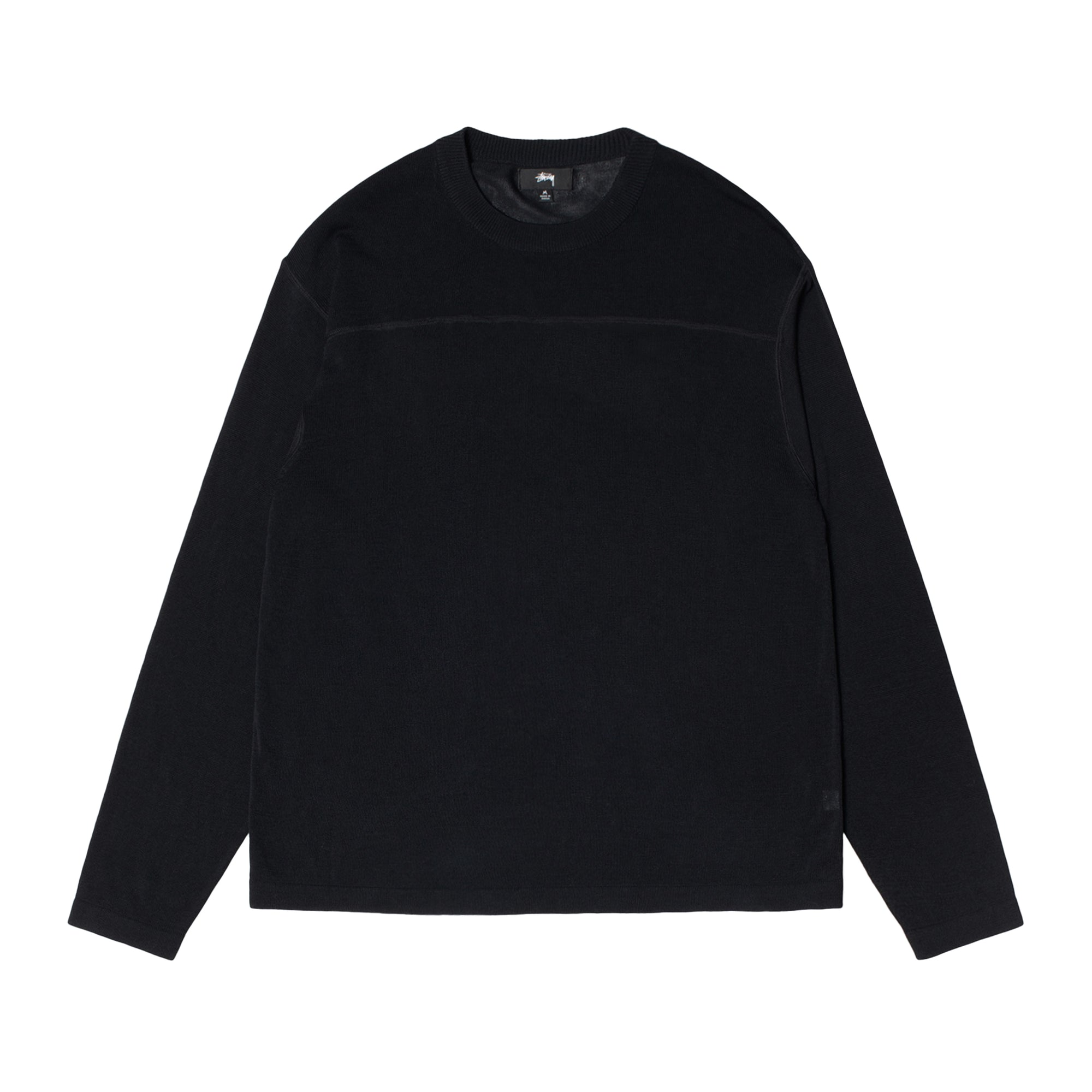 Stüssy - Football Sweater - (Black) view 2