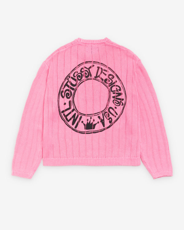 Stüssy - Men's Buana Lokgo Sweater - (Pink)