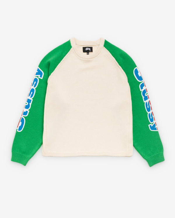 Stüssy - Men's Two Tone Raglan Sweater - (Natural)