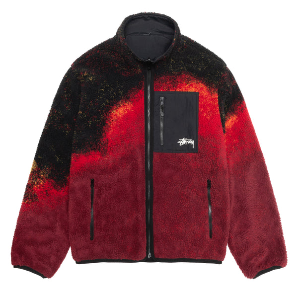 Stüssy - Sherpa Reversible Jacket - (Lava)
