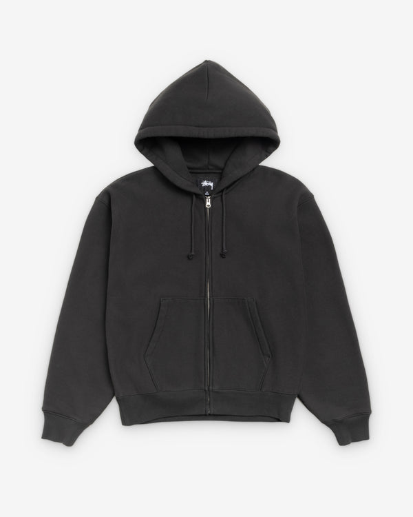 Stüssy  - Men's Basic Diamond Zip Hood - (Black)