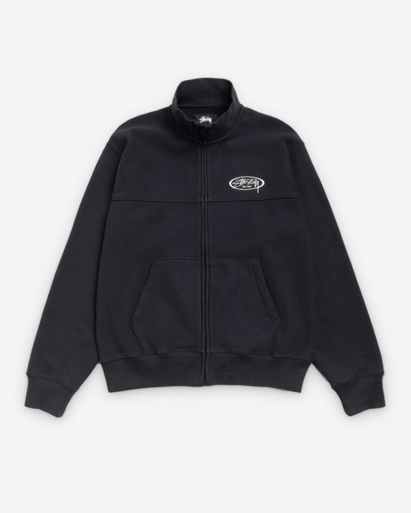 Stüssy  - Men's Fleece Track Jacket - (Black)