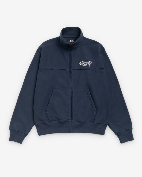 Stüssy  - Men's Fleece Track Jacket - (Navy)