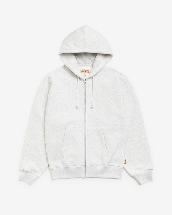 Stüssy  - Men's Sweats Zip Hoodie - (Ash Heather)