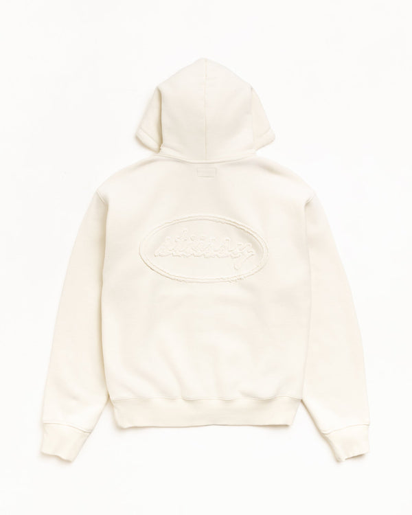 Stüssy - Men's Cursive Applique Zip Hood - (Natural)