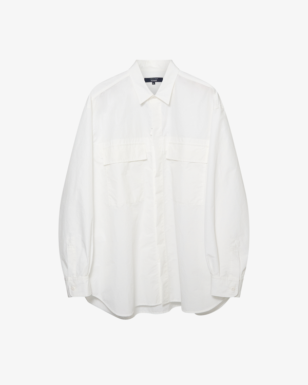 Comme des Garçons Homme - Men's Long Sleeve Pocket Shirt - (White)
