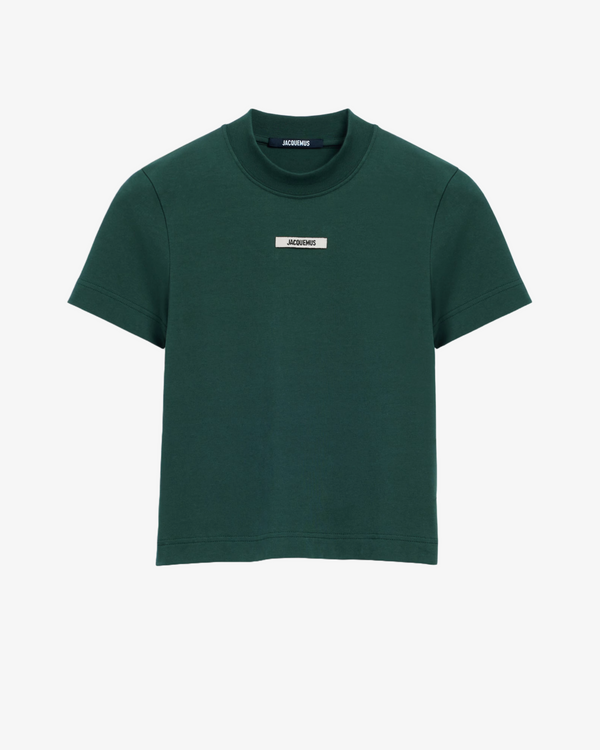 JACQUEMUS - Women's Le Tshirt Gros Grain - (Dark Green 591)