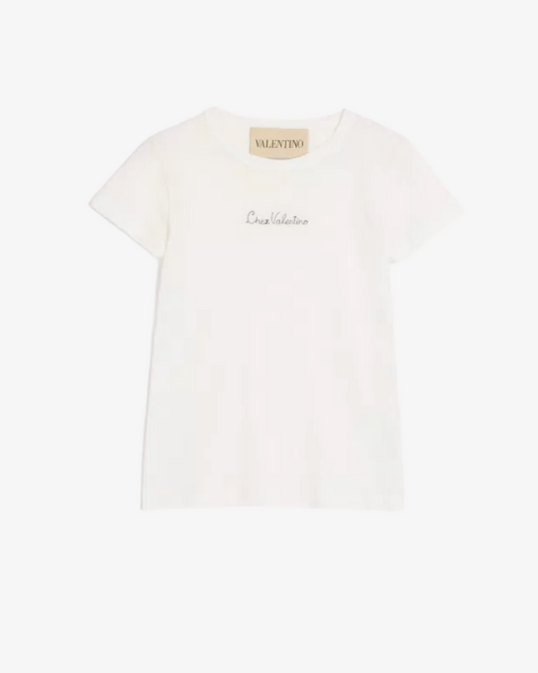 VALENTINO - Women's Cotton T-Shirt - (White)