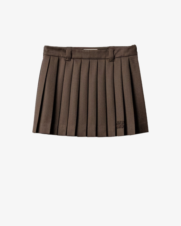 MIU MIU - Women's Cover Skirt - (Brown)