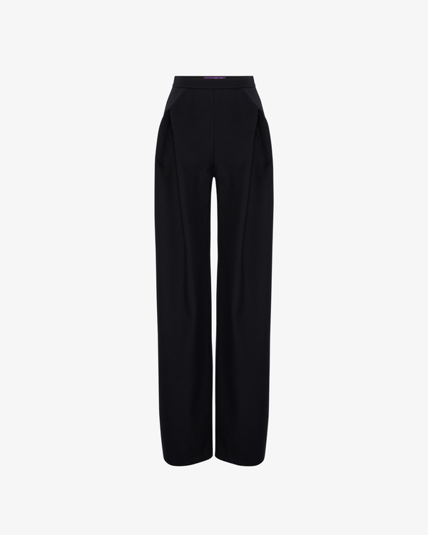 Jean Paul Gaultier - Women's Standing Pleats Tailoring Trouser - (Navy)