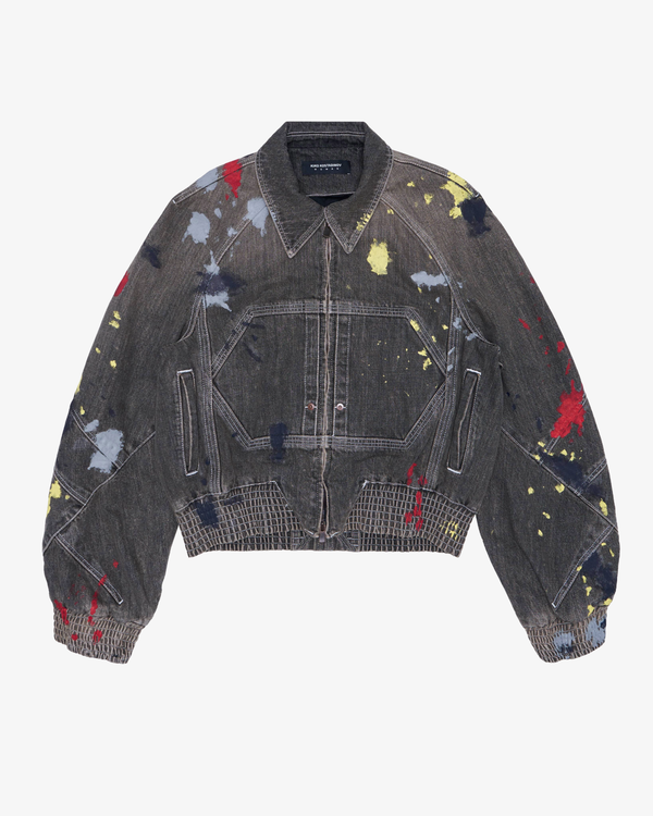 Kiko Kostadinov - Women's K Painted Bomber Jacket - (Brown)